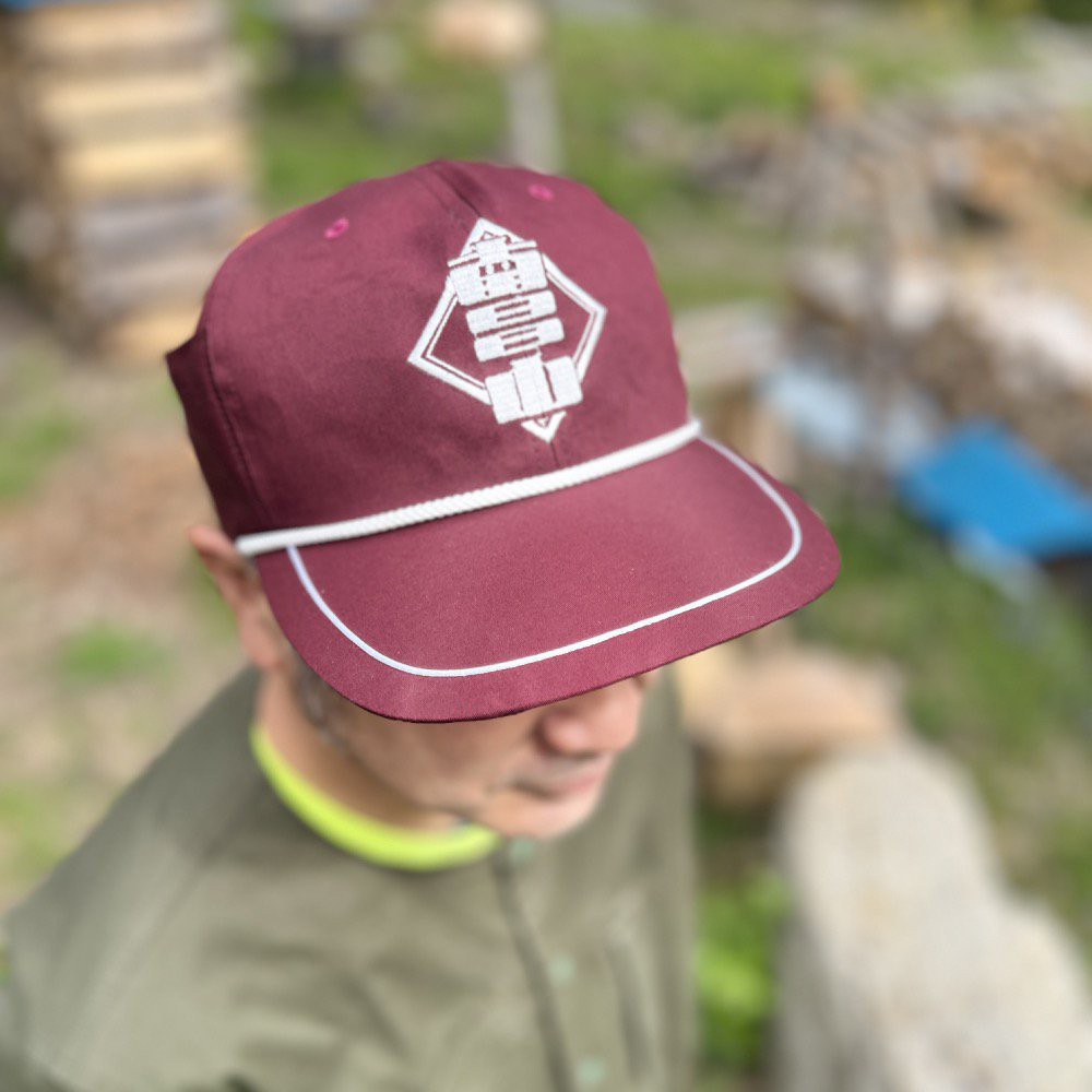 キャップ/南昌山/毒ヶ森探検倶楽部/臙脂色（エンジ）