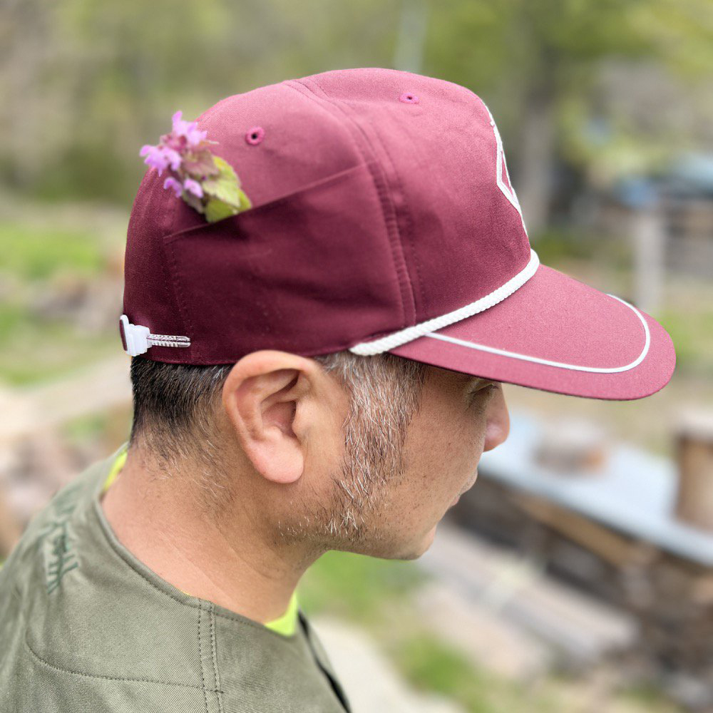 キャップ/南昌山/毒ヶ森探検倶楽部/臙脂色（エンジ）