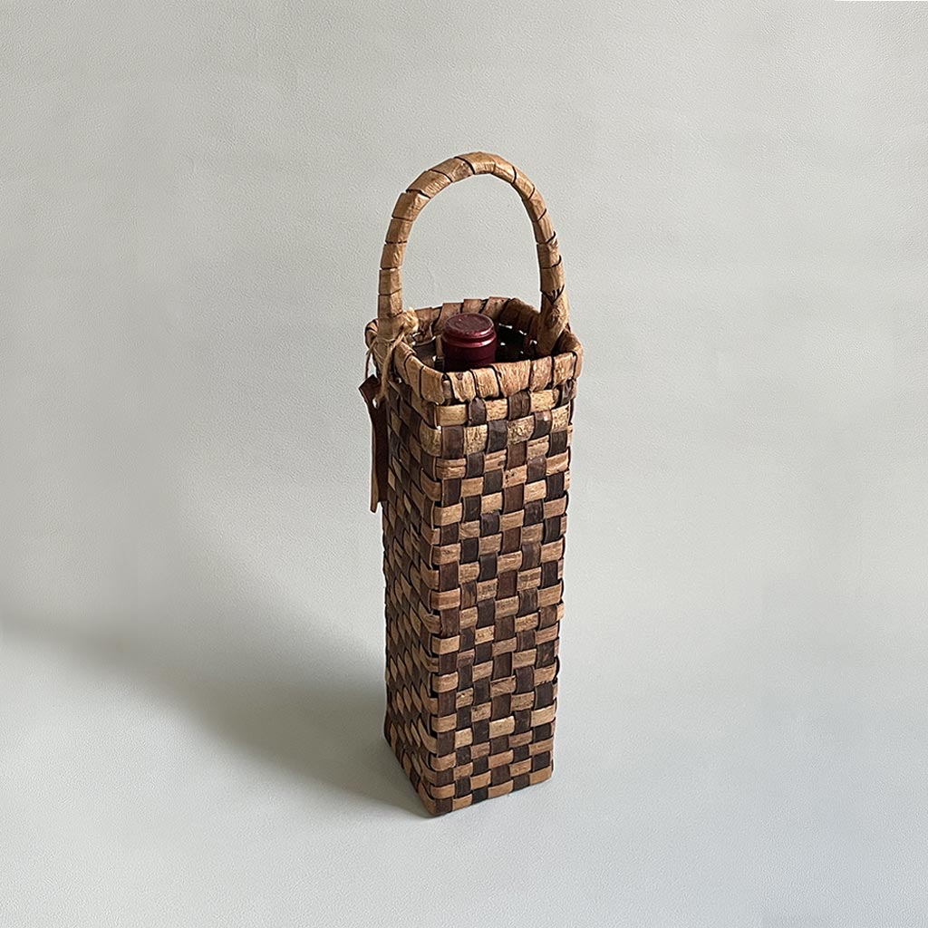 iciripiciri/ワイン/くるみ/胡桃/カゴ/籠/民藝/手仕事/丁寧な暮し/CINQ