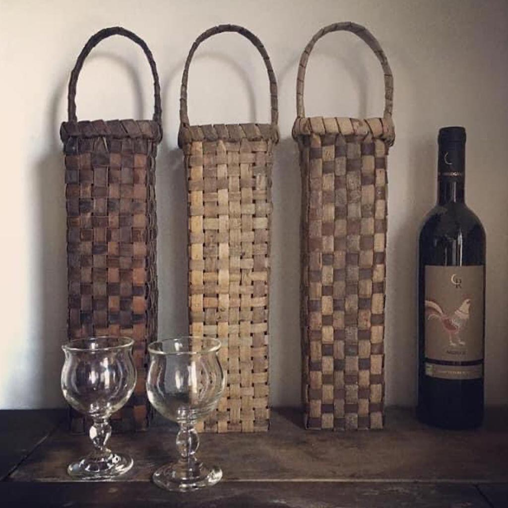 iciripiciri/ワイン/くるみ/胡桃/カゴ/籠/民藝/手仕事/丁寧な暮し/CINQ